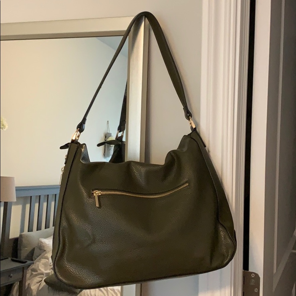 Dark olive bag